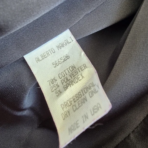 Alberto Makali Vintage Black Blazer with Studded Lapel - Picture 11 of 11